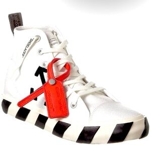 Off-White Size13 men  High-Top Sneakers - White and Black